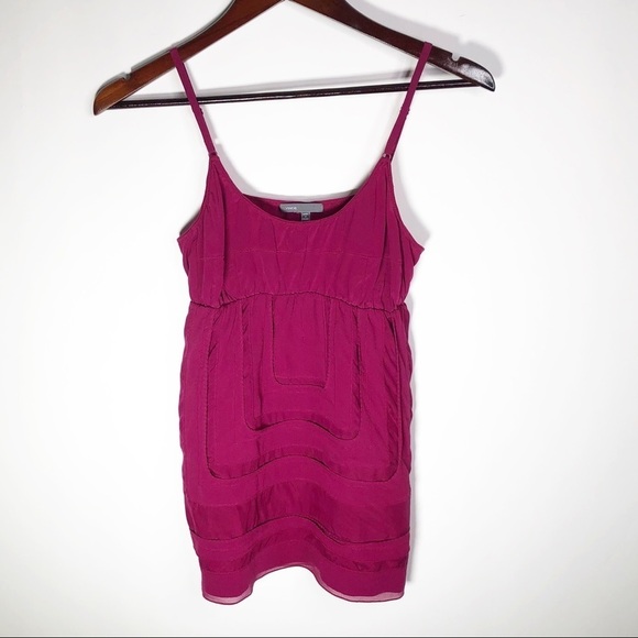 Vince Raspberry Silk Cami w Pockets XS - Picture 1 of 12
